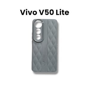 Vivo V50 Lite 4G / 5G Silicone Leather Case - Vivo V50 Lite 4G/ 5G, Grey