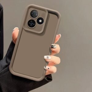 Tecno Spark 10 / Spark 10C Shiny Glitter Case - Tecno Spark 10 / Spark 10C, Brown Solid