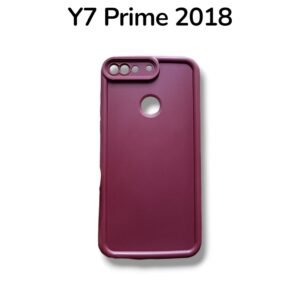 Huawei Y7 Prime 2018 Puffer Case - Y7 Prime 2018, Maroon Solid