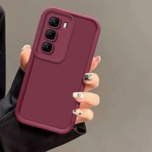 Infinix Hot 50 Pro Plus Silicone Case - Hot 50 Pro Plus +, Maroon