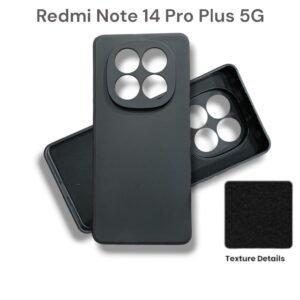 Redmi Note 14 Pro Plus 5G Rimless Matte Case - Note 14 Pro Plus 5G, Black Offical