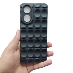 OPPO A58 4G Puffer Case - OPPO A58 4G, Black