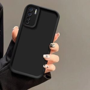 OPPO F15 Puffer Case - OPPO F15, Black Solid