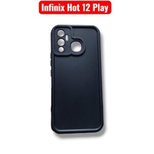 Infinix Hot 12 Play Matte Case - Infinix Hot 12 Play, Black Solid