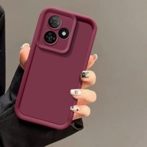 Tecno Spark 10 / Spark 10C Shiny Glitter Case - Tecno Spark 10 / Spark 10C, Maroon Solid