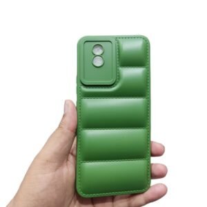 Vivo Y02T Puffer Case - VIVo Y02T, Green