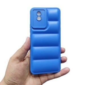 Vivo Y02T Puffer Case - VIVo Y02T, Blue