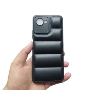 Realme C30 Puffer Case - Realme C30, Black