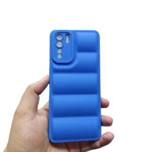 OPPO F15 Puffer Case - OPPO F15, Blue Down