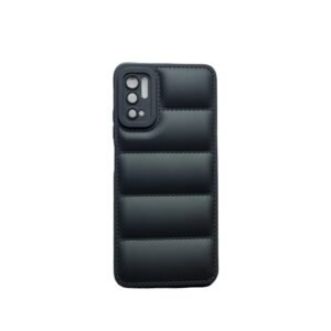 POCO M3 Pro 5G / Redmi Note 10 ( 5G ) S Puffer Matte Case - POCO M3 Pro 5G / Redmi Note 10 ( 5G ), Black Down