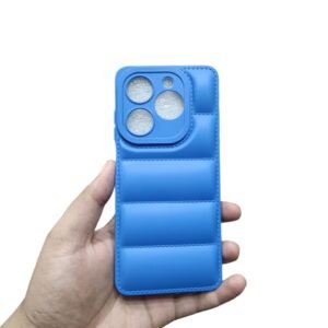 Itel P55 Puffer Case - Itel P55, Blue