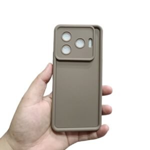 Tecno Camon 30 Pro 5G Puffer Matte Case - Tecno Camon 30 Pro 5G, Brow Solid