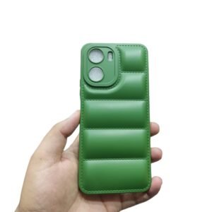 Vivo Y16 / Y02s Puffer Case - Vivo Y02s / Y16, Green Down