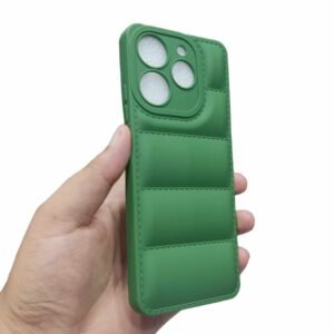 Tecno Spark 10 Pro Puffer Matte Case - Tecno Spark 10 Pro, Green