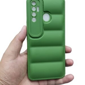 Tecno Spark 7 Pro Puffer Case - Tecno Spark 7 Pro, Green Down