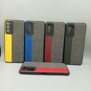 Tecno Camon 18 / 18T / 18P Leather Fabric Case - Tecno Camon 18 / 18T / 18P, Yellow