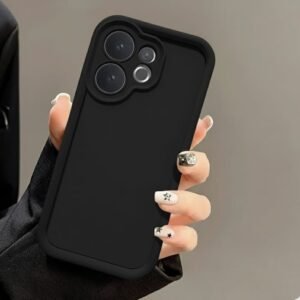 Vivo V60 5G Silicone Matte Case - Vivo V60 5G, Black