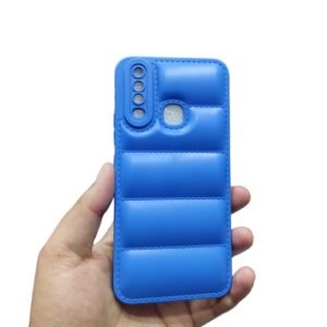 Vivo Y11 / Y12 / Y15 / Y17 Puffer Case - Vivo Y11 / Y12 / Y15 / Y17, Blue Down