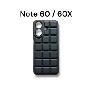 Realme Note 60 Silicone Matte Case - Realme Note 60, Black Choco