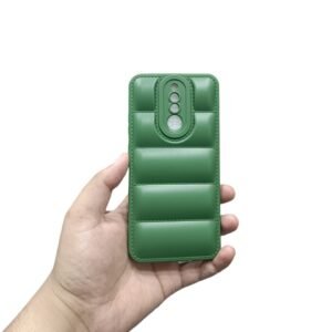 Redmi 8 Rimless Matte Case - Redmi 8, Green Puffer