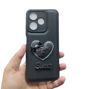 Infinix Hot 30 Play ( Hot 30 Play ) Cove Glitter Case - Infinix Hot 30 Play, Black