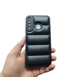 Infinix S4 / Smart 3 Plus ( Smart 3+ ) B Puffer Case - Infinix S4 / Smart 3 Plus ( Smart 3+ ), Black Down