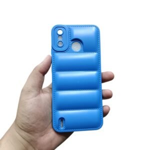 Tecno Spark 6 Go Puffer Case - Tecno Spark 6 Go, Blue Down
