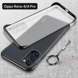 OPPO Reno 4 Pro ( 4G ) Rimless Design Ca Rimless Matte Case - OPPO Reno 4 Pro, Black Without Ring