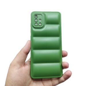Samsung Galaxy A51 Puffer Case - Samsung Galaxy A51, Green