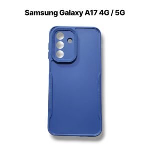 Samsung Galaxy A17 4G Silicone Matte Case - Samsung Galaxy A17, Blue Solid