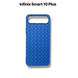 Infinix Smart 10 Plus Leather Woven Case - Infini Smart 10 Plus, Blue Woven