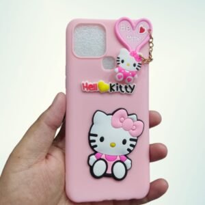 Infinix Smart 6 Back Cover - Infinix Smart 6, Pink Kitty