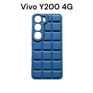 Vivo Y200 4G Woven Matte Case - Vivo Y200 4G, Blue Box