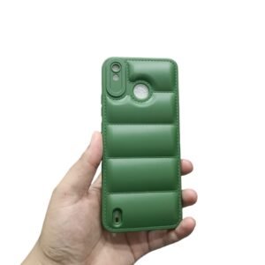 Tecno Spark 4 Lite Puffer Case - Tecno Spark 4 Lite, Green Puffer