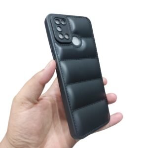 Realme C17 / Realme 7i Puffer Matte Case - RealmeC17/ Realme 7i, Black Down