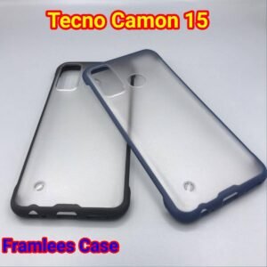 Infinix Hot 9 Rimless Matte Case - Tecno Camon 15 / Spark 5 pro / Infinix Hot 9, Black