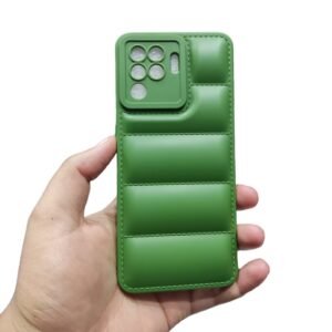OPPO F19 Pro Puffer Case - OPPO F19 Pro, Green Down