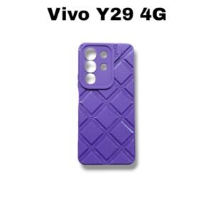 Vivo Y29 4G Silicone Leather Case - Vivo Y29 4G, Purple Box