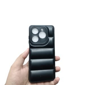 Itel P55 Puffer Case - Itel P55, Black