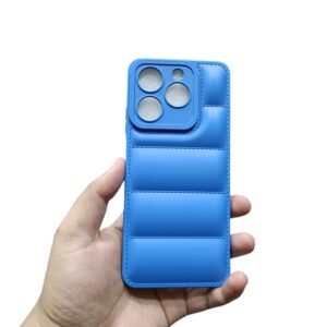 Realme C61 / Realme C63 Puffer Case - Realme C61 / C63, Blue