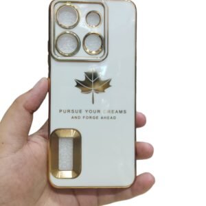 Infinix Smart 7 6D Plating Silicone Shockproof Case - Tecno Spark Go 2023 / Infinix Smart 7, White