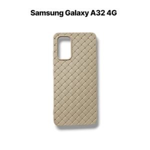 Samsung Galaxy A32 4G Woven Matte Case - Samsung A32 4G, Golden