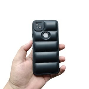 Google Pixel 4A (4G) Soft Puffer Camera Puffer Case - Google Pixel 4A (4G), Black Puffer