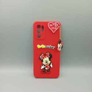OPPO Reno 6 ( 4G ) Back Cover Mickey an Back Cover - OPPO Reno 6 ( 4G ), Red Mickey