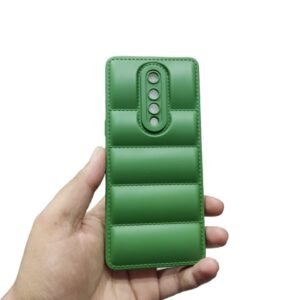 One Plus 8 4G ( 1+ 8 ) Back Cover Soft P Puffer Case - One Plus 8 4G, Green Down