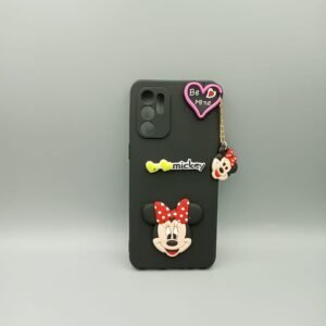 OPPO Reno 6 ( 4G ) Back Cover Mickey an Back Cover - OPPO Reno 6 ( 4G ), Black Mickey