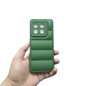 One Plus 10 Pro (1+ 10 Pro ) Back Cover Puffer Case - One Plus 10 Pro, Green Puffer