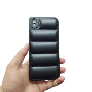 Vivo Y91c / Y91D / Y90 Puffer Matte Case - Vivo_Y1s_ / Y91c / Y91D / Y90, Black Down
