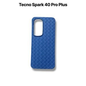 Tecno Spark 40 Pro Plus Leather Case - Spark 40 Pro Plus, Blue Woven