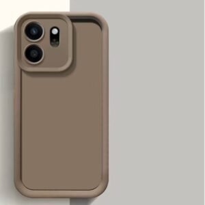 OPPO Reno 14F 4G / 5G Silicone Matte Case - OPPO Reno 14F, Brown